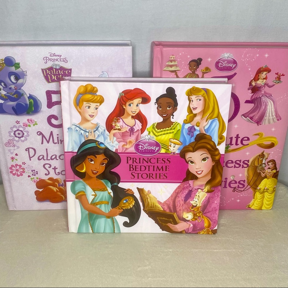 Set of 3 Disney Princess & Palace Children’s Bedtime Story Books